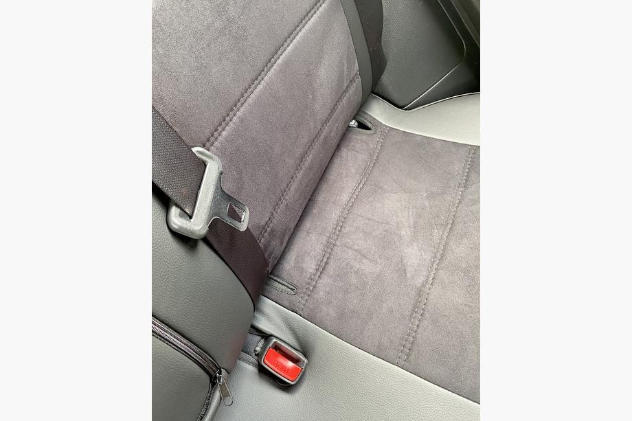 Nissan Qashqai 2014–2021 Auto sēdekļu pārvalki eko āda+audums+Alcantara Antara A001 (pilns salona komplekts) Foto 5