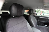 Volkswagen Passat B7 2012–2015 Auto sēdekļu pārvalki eko āda+audums+Alcantara Antara A001 (pilns salona komplekts) foto 10