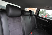 Volkswagen Passat B7 2012–2015 Auto sēdekļu pārvalki eko āda+audums+Alcantara Antara A001 (pilns salona komplekts) foto 3