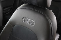 Audi A4 B8 2007–2015 Auto sēdekļu pārvalki eko āda+audums+Alcantara Antara A001 (pilns salona komplekts) foto 5