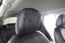 Audi A4 B8 2007–2015 Auto sēdekļu pārvalki eko āda+audums+Alcantara Antara A001 (pilns salona komplekts) foto 9