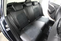 Audi A4 B8 2007–2015 Auto sēdekļu pārvalki eko āda+audums+Alcantara Antara A001 (pilns salona komplekts) foto 1