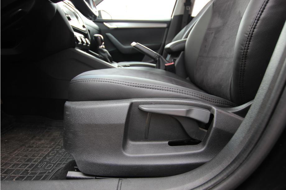 Skoda Octavia III A7 2013–2019 Auto sēdekļu pārvalki eko āda+audums+Alcantara Antara A001 (pilns salona komplekts) Foto 13