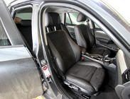 BMW X1 E84 2009–2015 Auto sēdekļu pārvalki eko āda+audums+Alcantara Antara A001 (pilns salona komplekts) foto 3