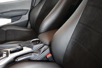 BMW X1 E84 2009–2015 Auto sēdekļu pārvalki eko āda+audums+Alcantara Antara A001 (pilns salona komplekts) foto 6