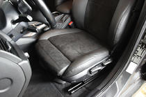BMW X1 E84 2009–2015 Auto sēdekļu pārvalki eko āda+audums+Alcantara Antara A001 (pilns salona komplekts) foto 8