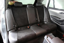 BMW X1 E84 2009–2015 Auto sēdekļu pārvalki eko āda+audums+Alcantara Antara A001 (pilns salona komplekts) foto 2
