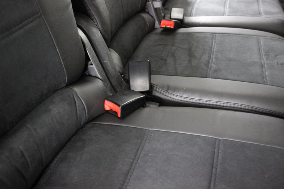 Volkswagen Touran 2003–2010 Auto sēdekļu pārvalki eko āda+audums+Alcantara Antara A001 (pilns salona komplekts) Foto 10