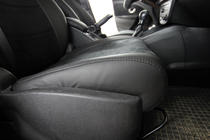 Renault Megane III 2009–2016 Auto sēdekļu pārvalki eko āda+audums+Alcantara Antara A001 (pilns salona komplekts) foto 8