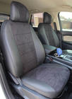 Ford Edge 2014–2024 Auto sēdekļu pārvalki eko āda+audums+Alcantara Antara A001 (pilns salona komplekts) foto 1