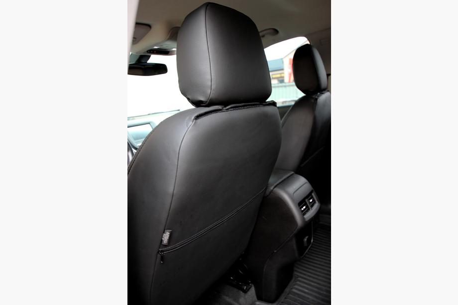 Chevrolet Equinox 2018–2025 Auto sēdekļu pārvalki eko āda+audums+Alcantara Antara A001 (pilns salona komplekts) Foto 11