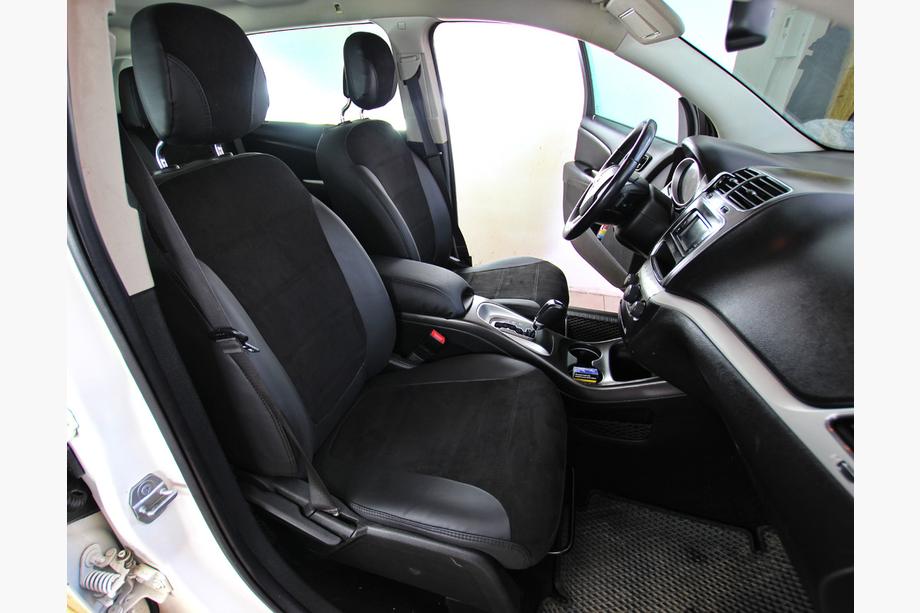 Dodge Journey 2008–2020 Autosēdekļu pārvalki no ekoādas+auduma+antara Antara A001 (3 rindas) Foto 6