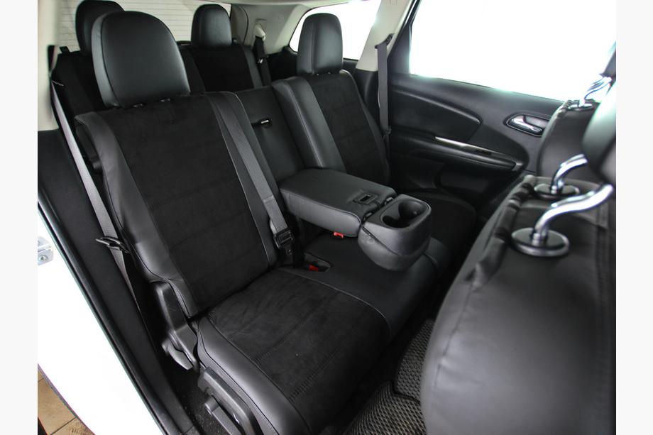 Dodge Journey 2008–2020 Autosēdekļu pārvalki no ekoādas+auduma+antara Antara A001 (3 rindas) Foto 4