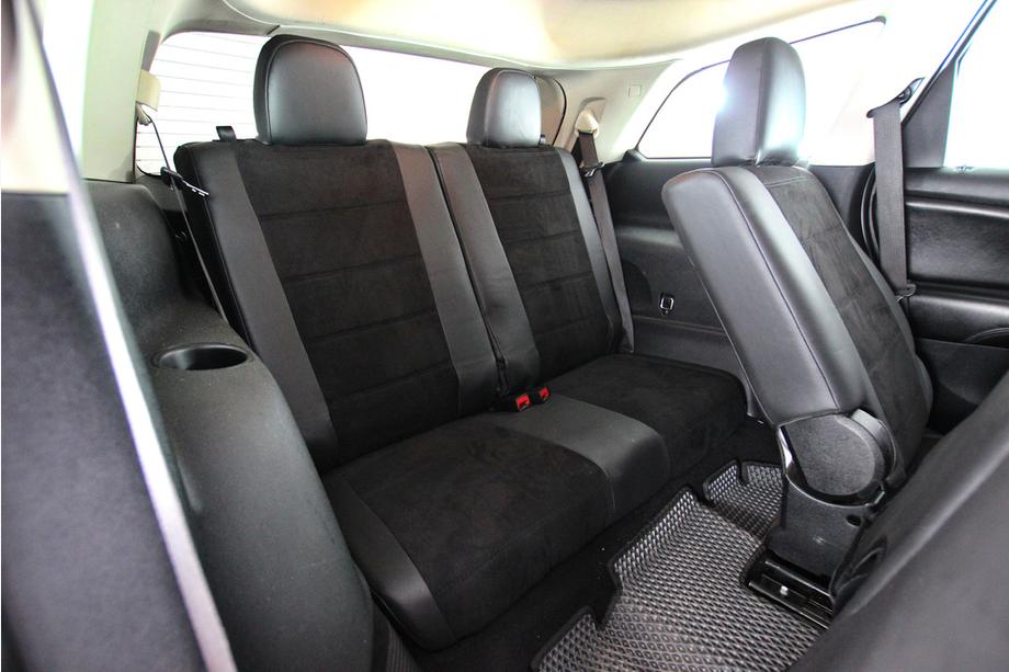 Dodge Journey 2008–2020 Autosēdekļu pārvalki no ekoādas+auduma+antara Antara A001 (3 rindas) Foto 5