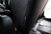 Mercedes Citan 2013–2021 Auto sēdekļu pārvalki eko āda+audums+Alcantara Antara A001 (pilns salona komplekts) foto 2