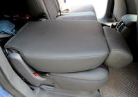 Volkswagen Caddy 2010–2015 Auto sēdekļu pārvalki ekoāda + audums + alkantara Antara A001b (pilns salons) foto 10