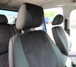 Volkswagen Caddy 2010–2015 Auto sēdekļu pārvalki ekoāda + audums + alkantara Antara A001b (pilns salons) foto 12