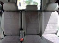 Volkswagen Caddy 2010–2015 Auto sēdekļu pārvalki ekoāda + audums + alkantara Antara A001b (pilns salons) foto 7