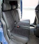 Volkswagen Caddy 2010–2015 Auto sēdekļu pārvalki ekoāda + audums + alkantara Antara A001b (pilns salons) foto 9