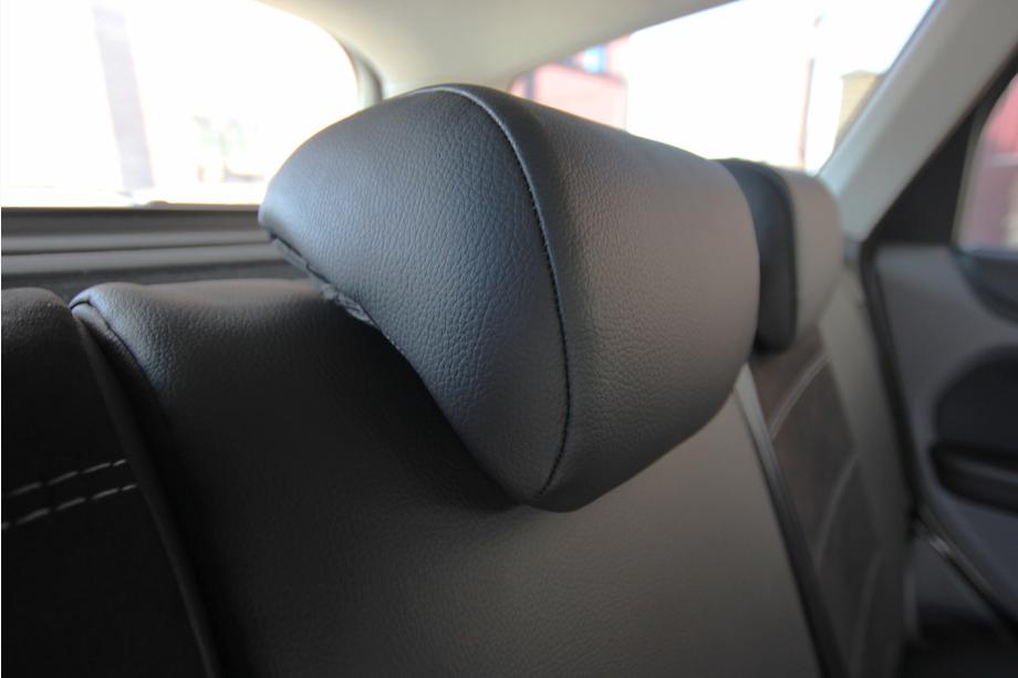 Ford Focus III 2011–2017 Autosēdekļu pārvalki eko āda+audums+antara Antara A001g (pilns salona komplekts) Foto 5