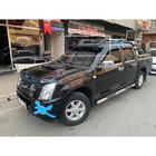 Isuzu D-Max 2011–2019 Vējstikla vizieris ar rāmi V1 (melns spīdīgs, 5 mm) foto 1