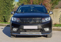 Renault Sandero 2013–2022 Priekšējais aizsargstienis Texas (60 mm, nerūsējošais tērauds) foto 1