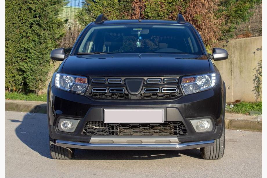 Renault Sandero 2013–2022 Priekšējais aizsargstienis Texas (60 mm, nerūsējošais tērauds) Image