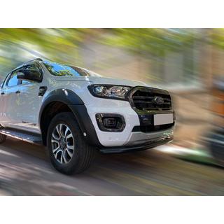 Texas priekšējais aizsargstienis 2015+ (76mm, melns) Ford Ranger 2011–2022 foto 1