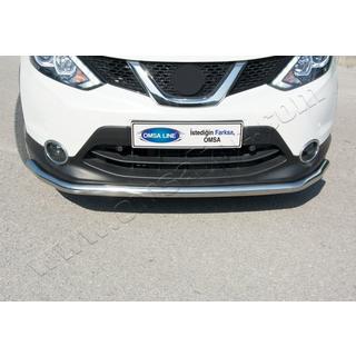 Priekšējais aizsargstienis Texas 2014-2017 (60 mm, nerūsējošais tērauds) Nissan Qashqai 2014–2021 foto 1