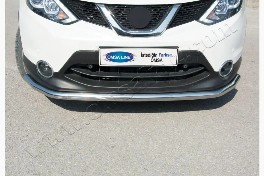 Nissan Qashqai 2014–2021 Priekšējais aizsargstienis Texas 2014-2017 (60 mm, nerūsējošais tērauds) Image