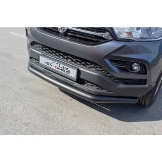 Priekšējais aizsargstienis Texas (76 mm, melns) SsangYong Musso II 2018– foto 1