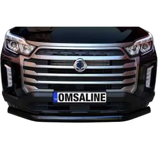 Priekšējais aizsargstienis Texas (76 mm, melns) SsangYong Musso II 2018– foto 3