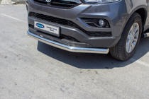 SsangYong Musso II 2018– Priekšējais aizsargstienis Texas (76 mm, nerūsējošais tērauds) foto 1