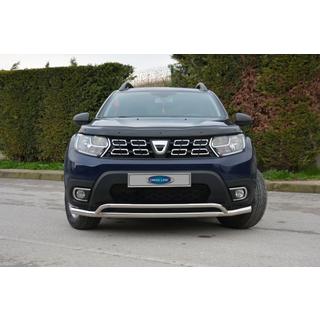 Priekšējais aizsargstienis Vegas (60/42 mm, nerūsējošais tērauds) Dacia Duster 2018–2024 foto 3