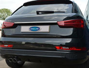 Audi Q3 2011–2019 Hroma līste virs numura zīmes (nerūsējošais tērauds) foto 1