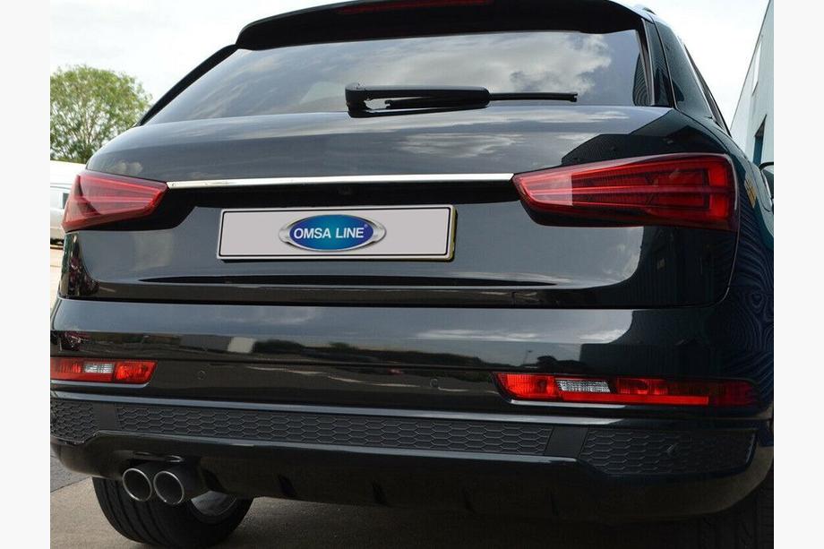 Audi Q3 2011–2019 Hroma līste virs numura zīmes (nerūsējošais tērauds) Image
