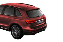 Audi Q5 2017–2025 Hroma līste virs numura zīmes (nerūsējošais tērauds) foto 1