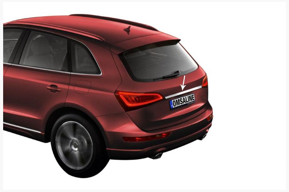 Audi Q5 2017–2025 Hroma līste virs numura zīmes (nerūsējošais tērauds) Image