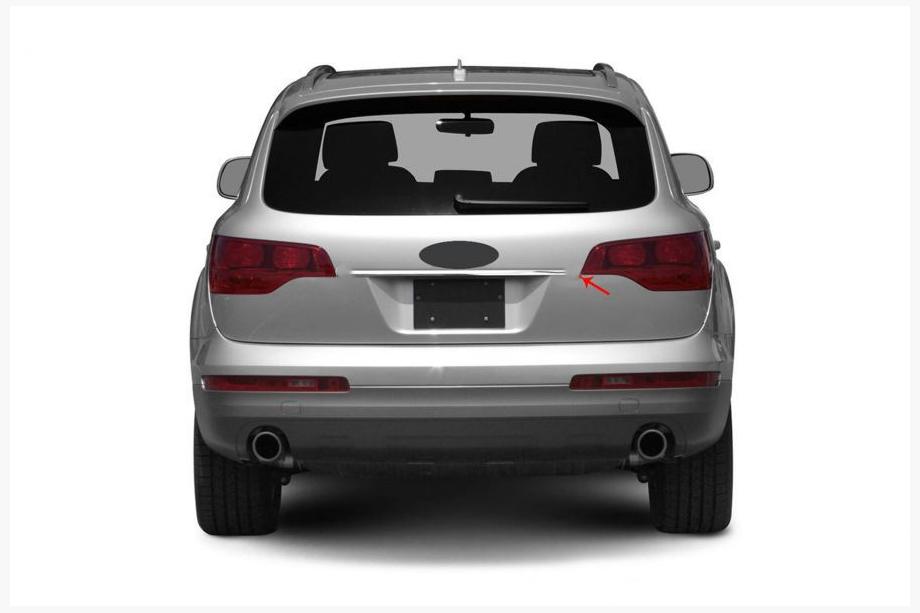 Audi Q7 2005–2015 Hromēta līste virs numura zīmes OmsaLine (nerūsējošais tērauds) Image