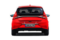 Hyundai I-20 2020– Hromēta līste virs numura zīmes OmsaLine (nerūsējošais tērauds) foto 1