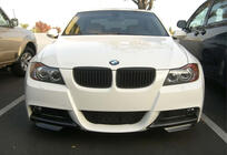 BMW 3. sērija E90/E91 2005–2011 DPT priekšējā bampera lūpas uzlikas (E90 M-Sport 2005-2008, melns spīdīgs, 2 gab.) foto 3