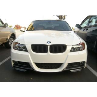DPT priekšējā bampera lūpas uzlikas (E90 M-Sport 2005-2008, melns spīdīgs, 2 gab.) foto 3