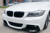 BMW 3. sērija E90/E91 2005–2011 Priekšējā bufera lūpa Flap (2009-2011) foto 1