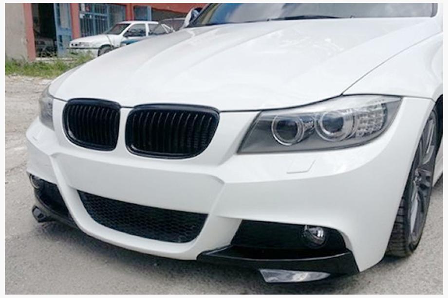 BMW 3. sērija E90/E91 2005–2011 Priekšējā bufera lūpa Flap (2009-2011) Image