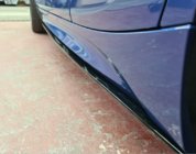 BMW 3. sērija F30/F31 2012–2019 Melnas sliekšņu uzlikas (203 cm, OmsaLine) foto 1