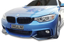 BMW 4 sērija F32/F33/F36 2012–2020 Priekšējā bufera lūpa Flap (M-Sport, melna) foto 1