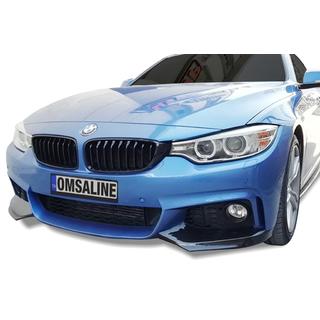 Priekšējā bufera lūpa Flap (M-Sport, melna) BMW 4 sērija F32/F33/F36 2012–2020 foto 1