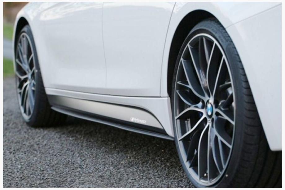 BMW 5. sērija F10/F11 2010–2016 OmsaLine sānu sliekšņi (melni) Image