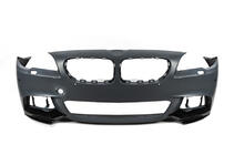 BMW 5. sērija F10/F11 2010–2016 Priekšējā bampera lūpa DPT Flap (M-Performance, melna spīdīga) foto 7