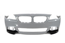 BMW 5. sērija F10/F11 2010–2016 Priekšējā bampera lūpa DPT Flap (M-Performance, melna spīdīga) foto 5